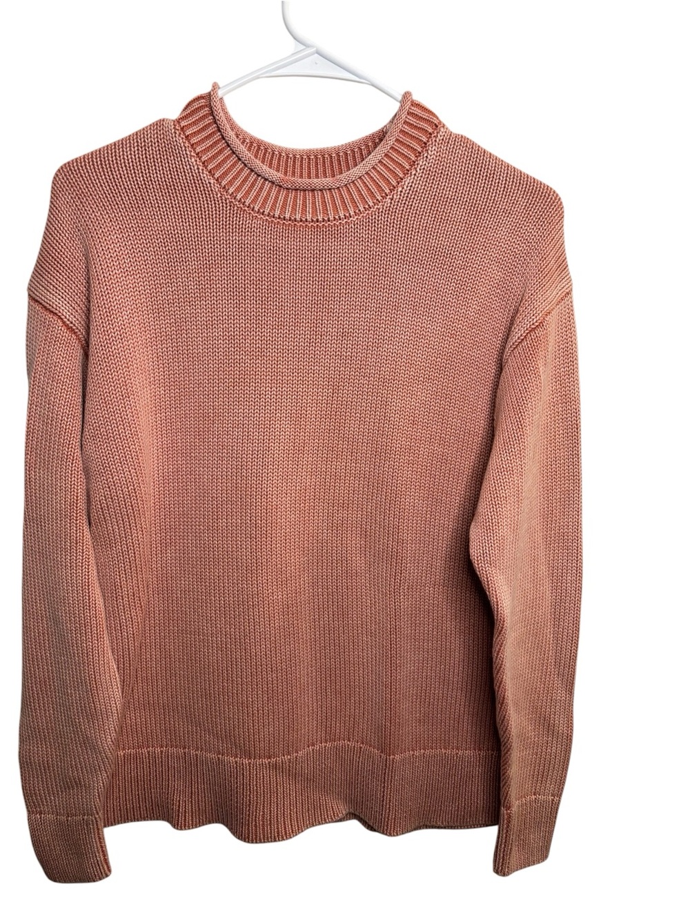 American Eagle Knit Big Hug Sweater Dusty Rose